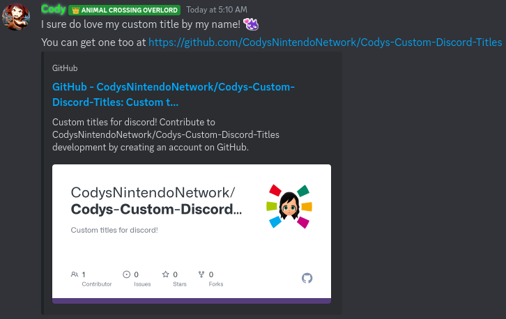 Discord screenshot